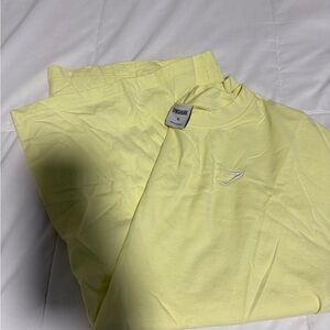 Gymshark Light Yellow Tee